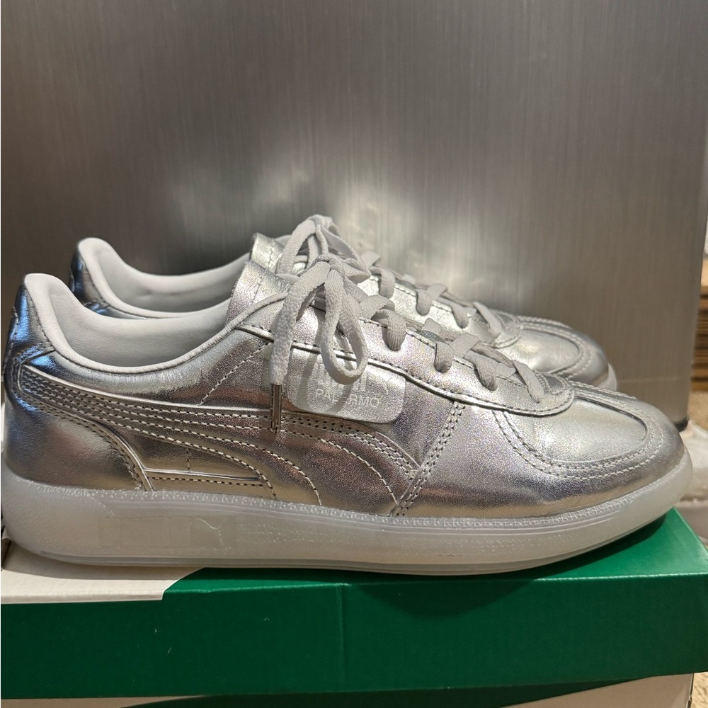 Puma Palermo Silver Sneakers